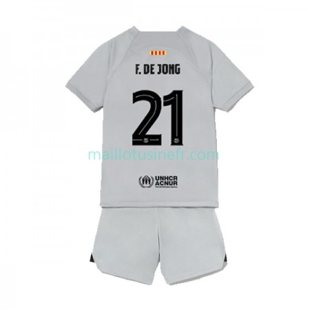Maillot de Foot FC Barcelone Frenkie de Jong 21 Troisième 2022-23 - Enfant Maillot de Foot FC Barcelone Frenkie de Jong 21 Troisième 2022-23 - Enfant